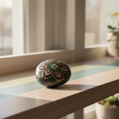 Mandala Blossom Stone