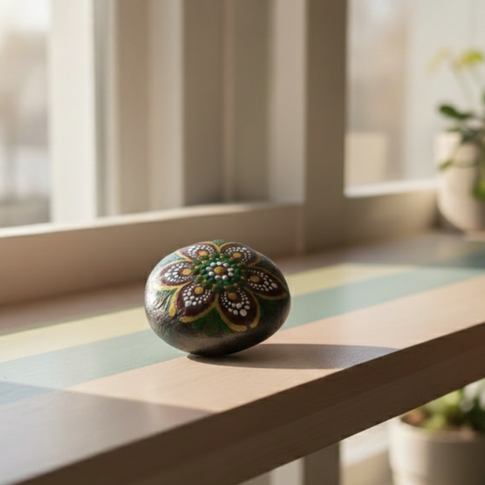 Mandala Blossom Stone